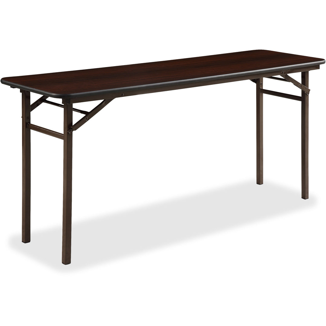 Image of Lorell Folding Table, Rectangular, 5/8" Thick Top, 60"x18"x29", MY