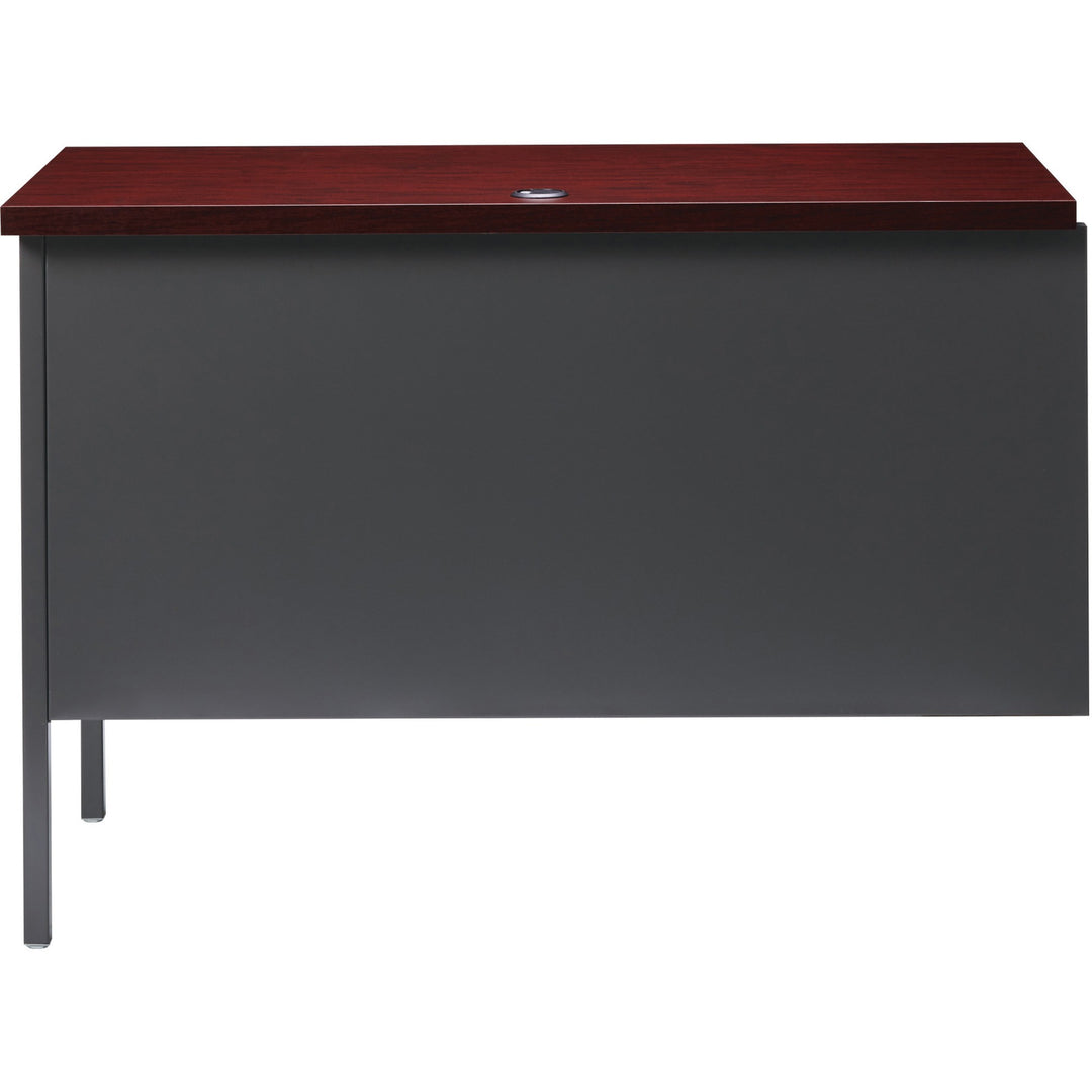 Image of Lorell Return, Right-Pedestal, Steel, 42"x24"x29-1/2", Mahogany/CCL