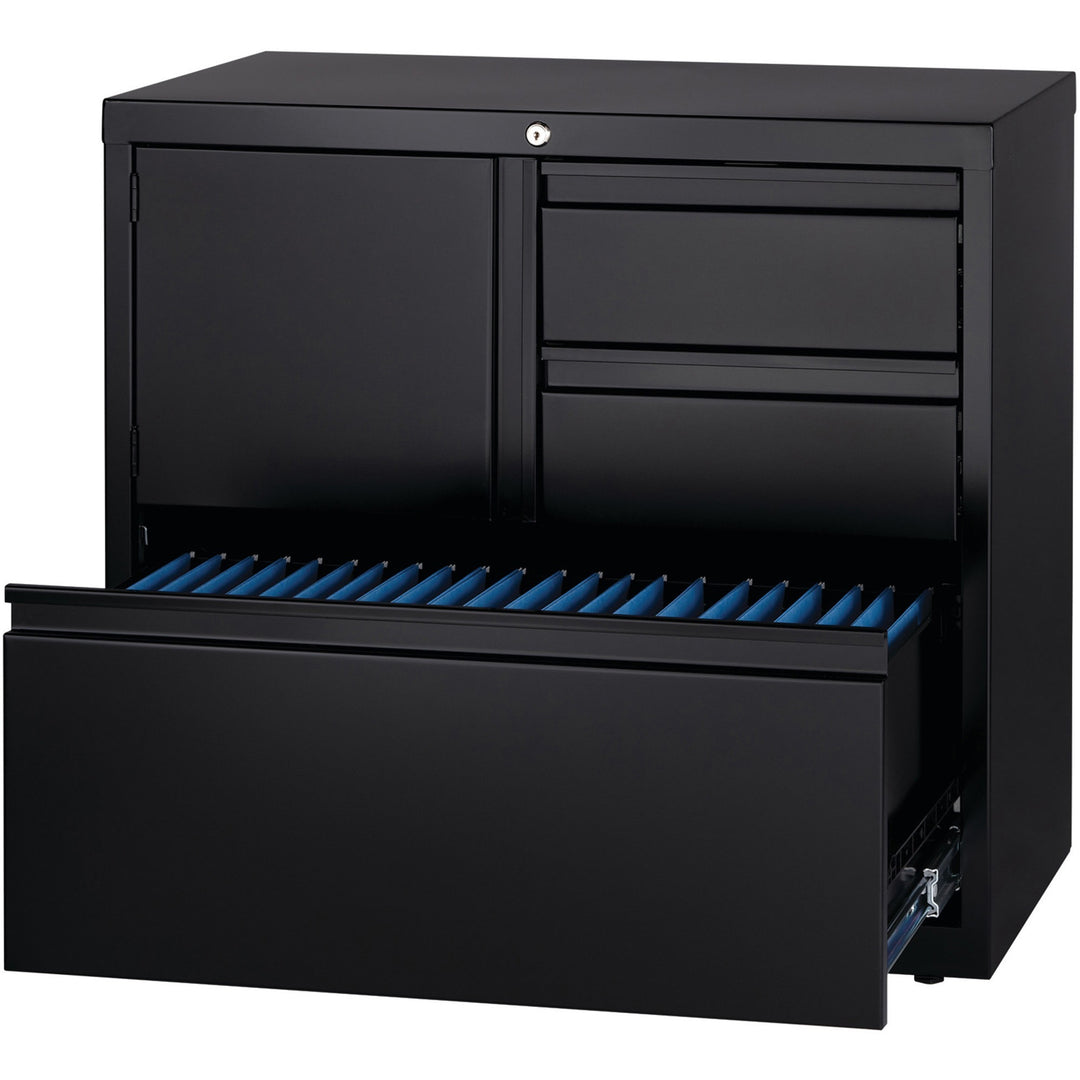 Image of Lorell PSC Door Lateral File, 30"x18-5/8"x28", Black