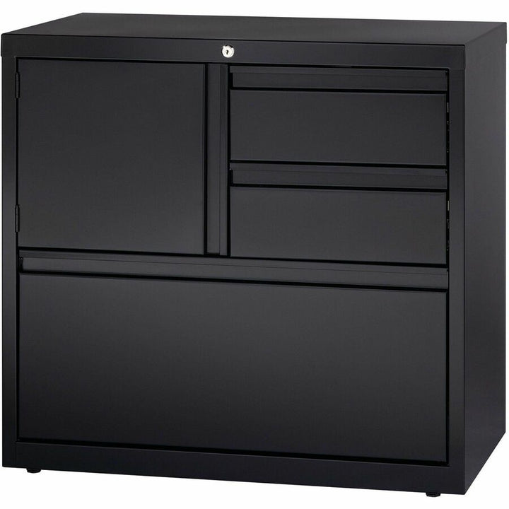 Image of Lorell PSC Door Lateral File, 30"x18-5/8"x28", Black