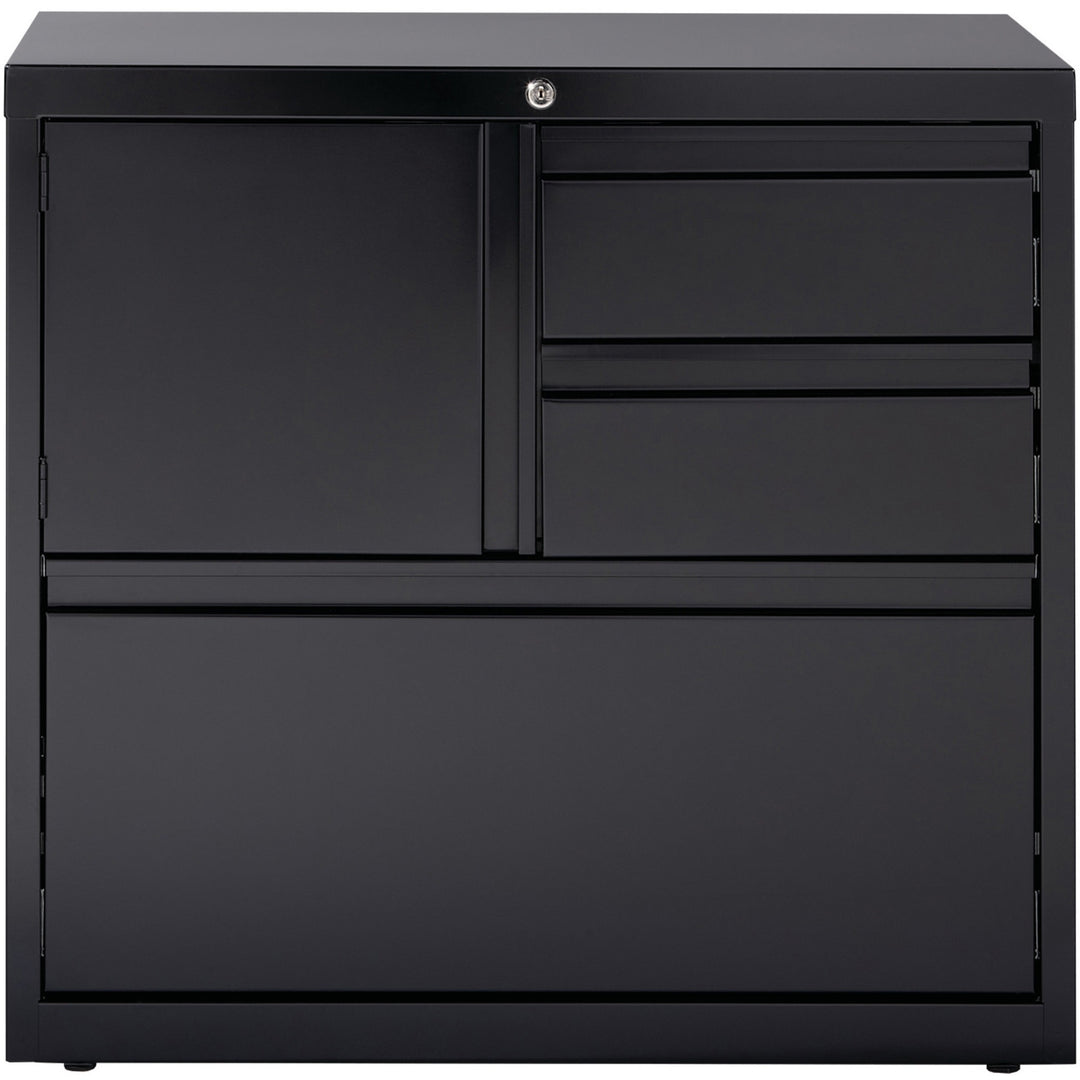 Image of Lorell PSC Door Lateral File, 30"x18-5/8"x28", Black