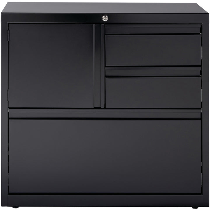 Image of Lorell PSC Door Lateral File, 30"x18-5/8"x28", Black