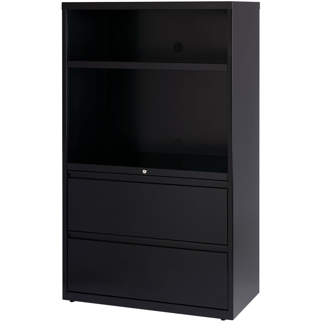 Image of Lorell Lateral Combo Unit, 36"x18-5/8"x60", Black