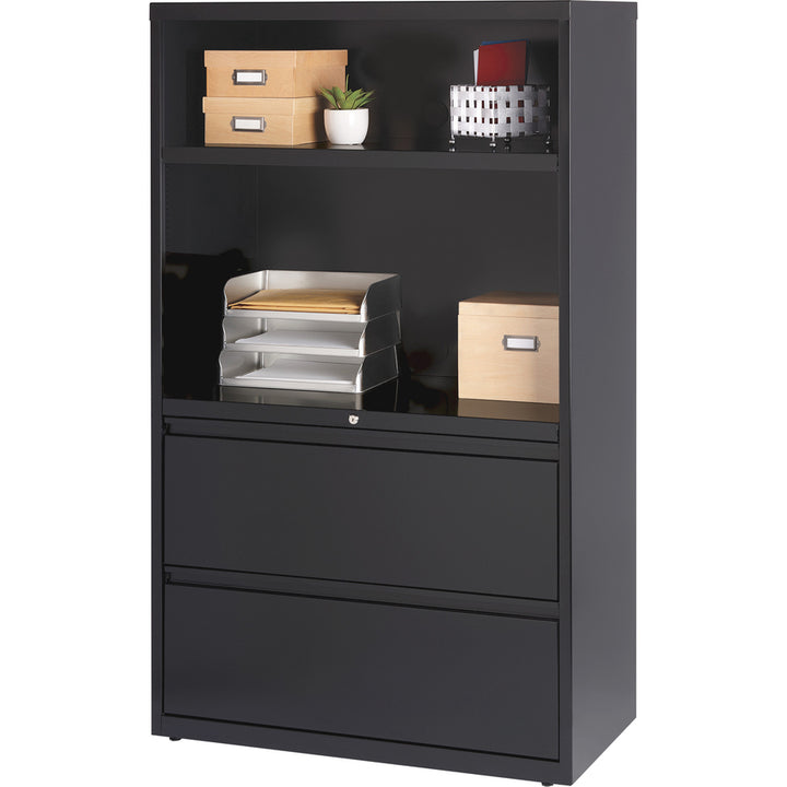 Image of Lorell Lateral Combo Unit, 36"x18-5/8"x60", Black