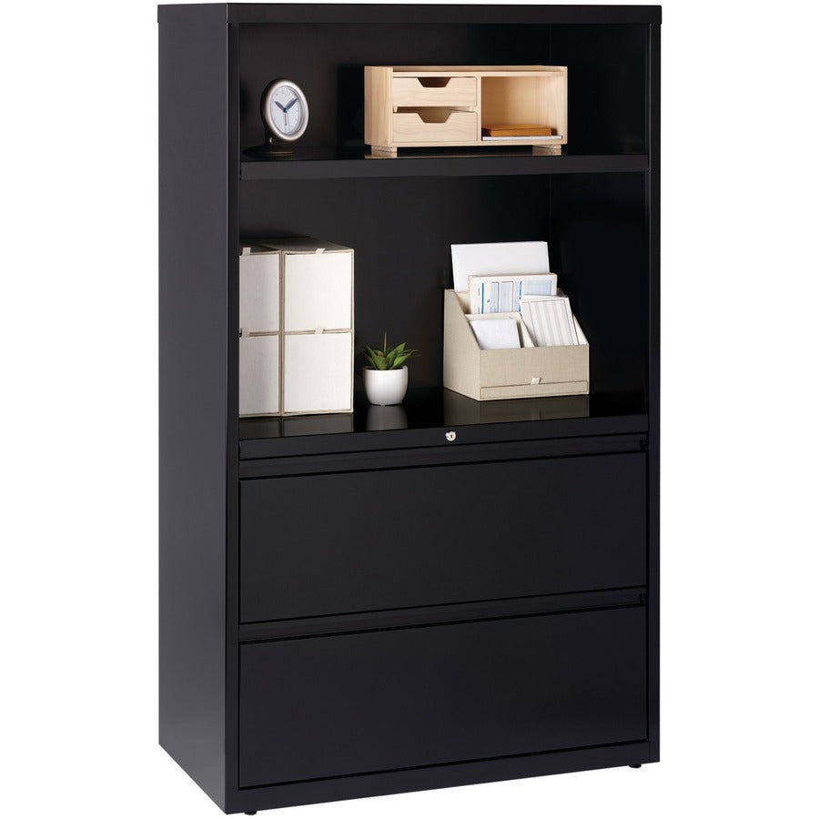 Image of Lorell Lateral Combo Unit, 36"x18-5/8"x60", Black