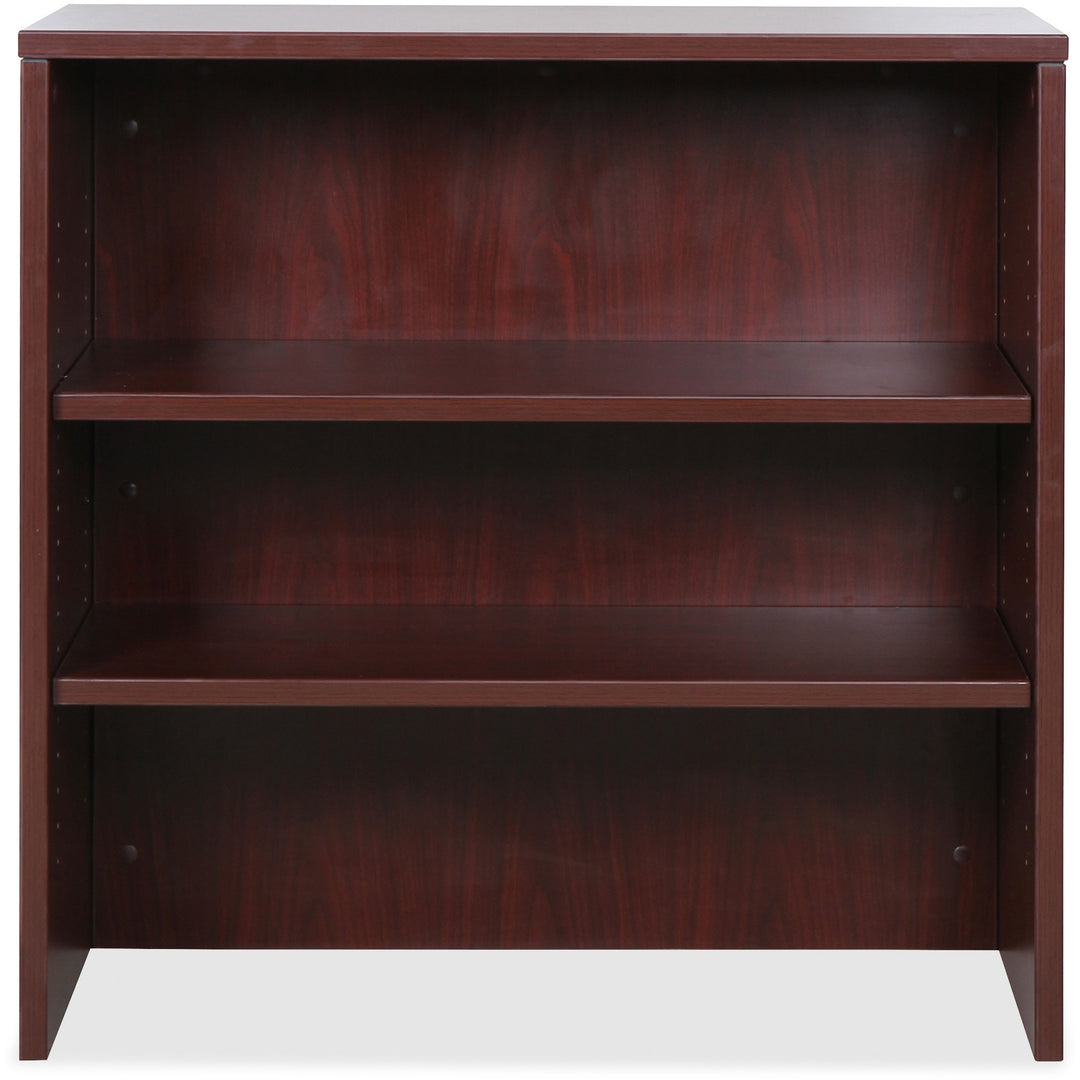 Image of Lorell Bookcase, Stack-on, 36"x15"x36", Mahogany