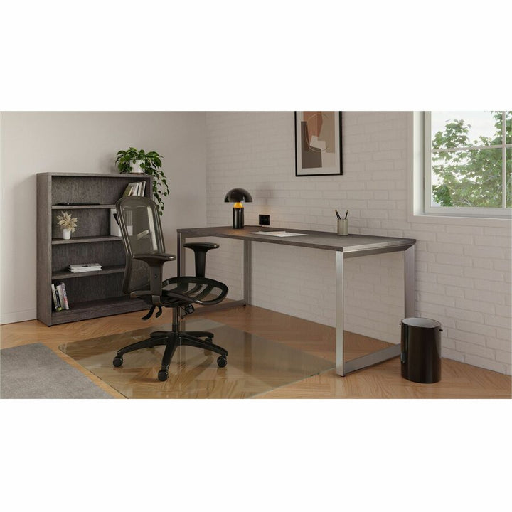 Image of Lorell Mesh Swivel Exec Chair, 28-1/2"x28-1/2"x45", Black