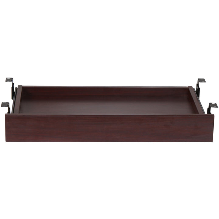 Image of Lorell Center Drawer, 26"Wx15-3/8"Dx3-5/8"H, Mahogany