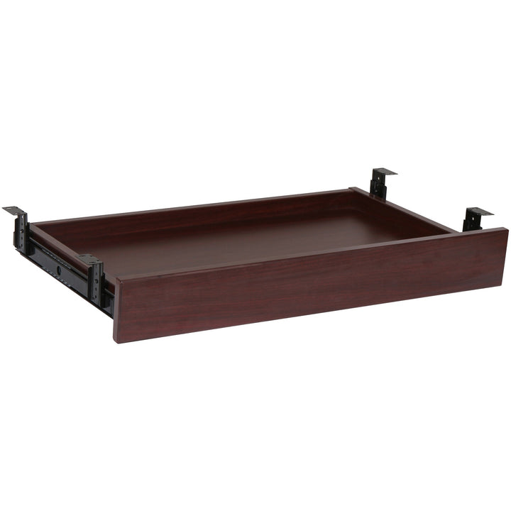 Image of Lorell Center Drawer, 26"Wx15-3/8"Dx3-5/8"H, Mahogany