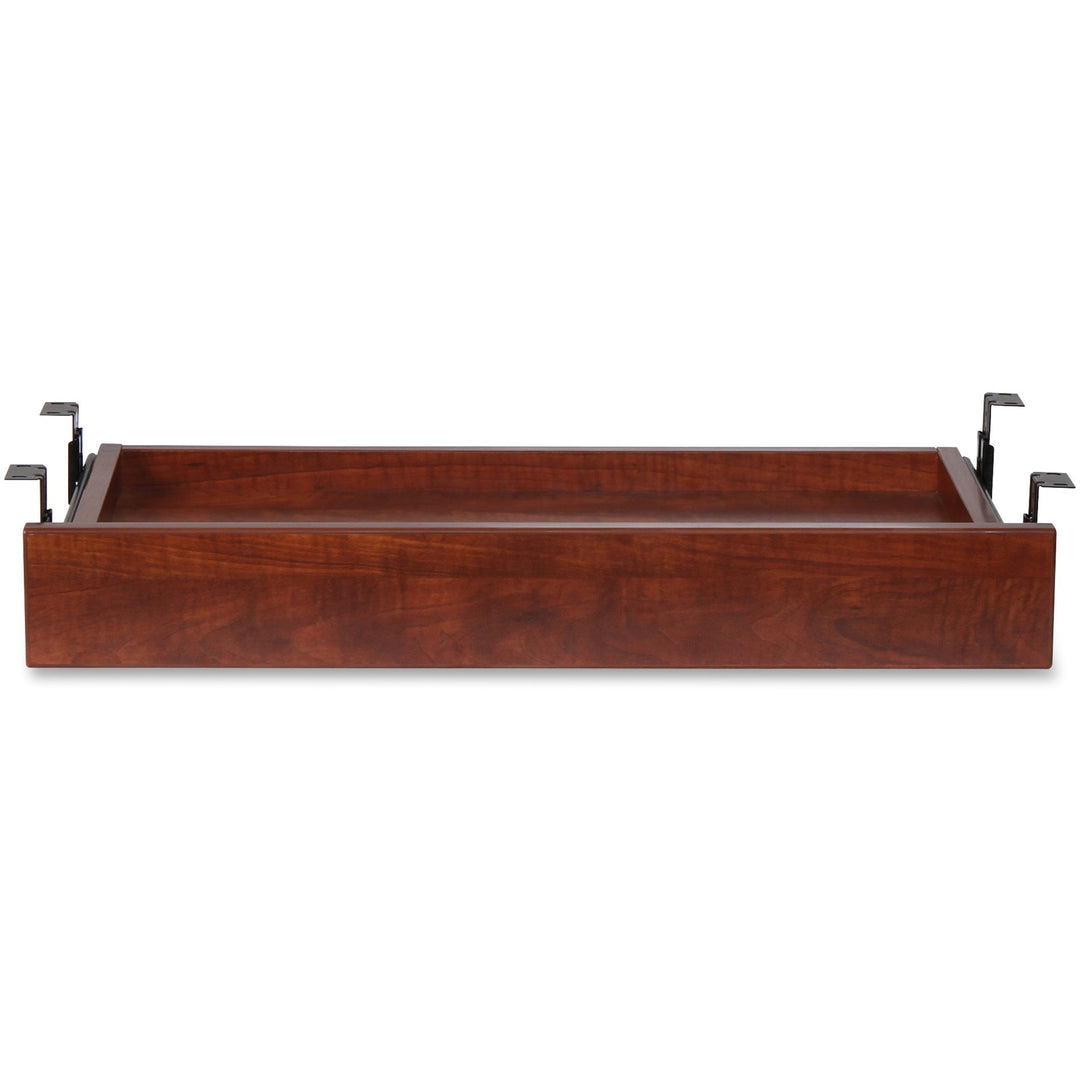 Image of Lorell Center Drawer, 26"Wx15-3/8"Dx3-5/8"H, Cherry