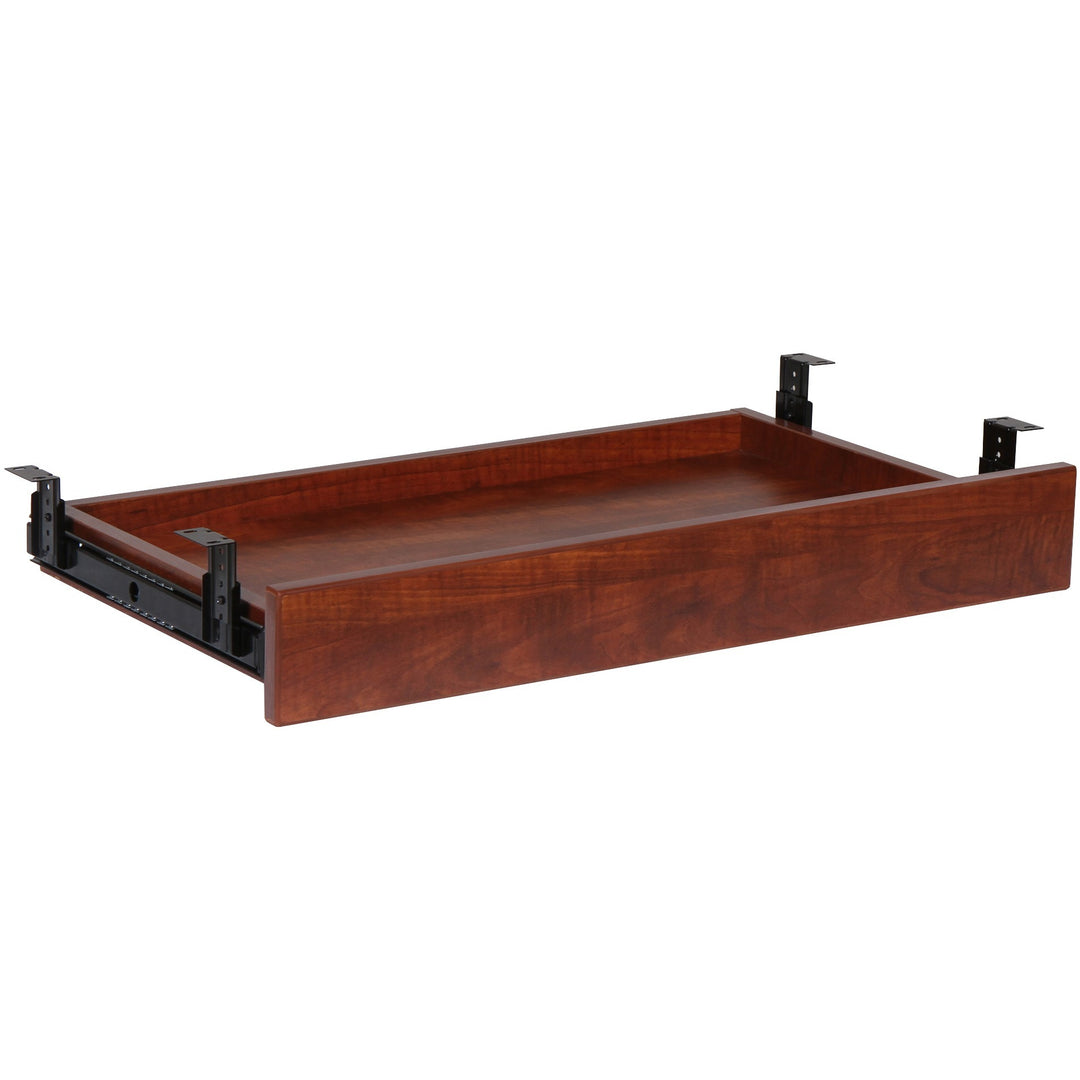 Image of Lorell Center Drawer, 26"Wx15-3/8"Dx3-5/8"H, Cherry