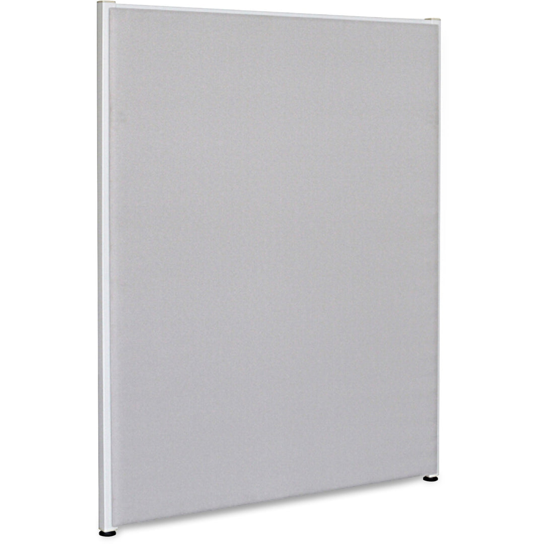 Image of Lorell Fabric Panel, w/Adjustable Glides, 48"x72", Gray
