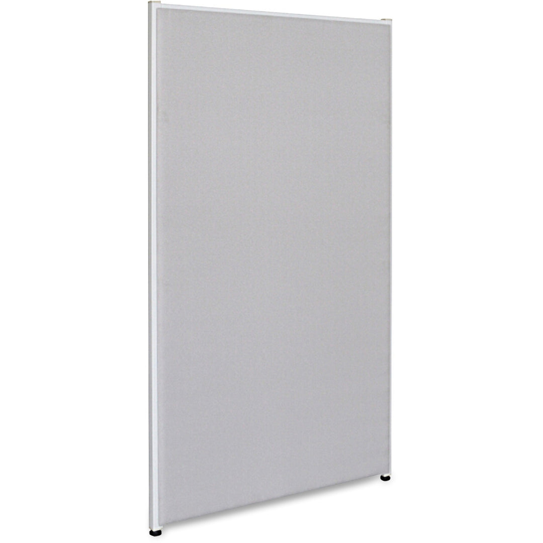 Image of Lorell Fabric Panel, w/Adjustable Glides, 36"x72", Gray