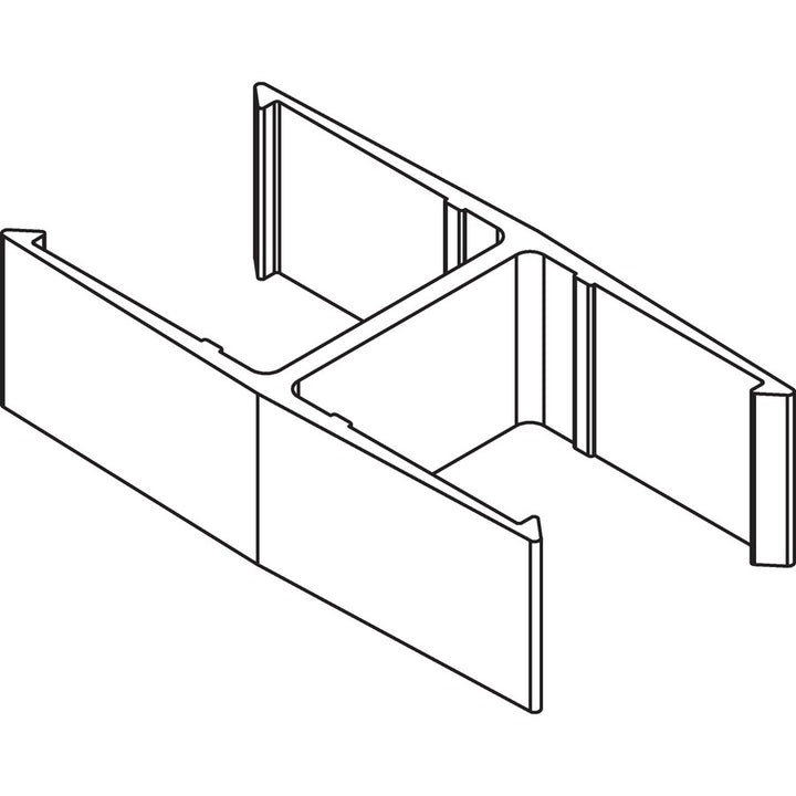 Image of Lorell Straight Pane Connector, 20/ST, 1-1/2"x2-5/8"x1-3/8", AM
