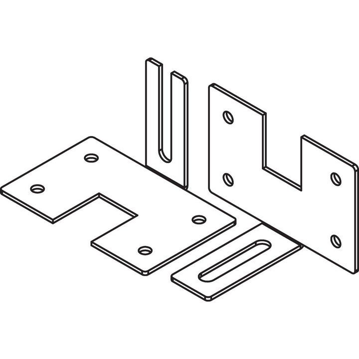 Image of Lorell Wall Bracket Panel, 20/ST, 3-1/4"x4-1/2"x3-5/16", AM