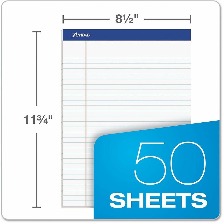 Image of Ampad 20170 Legal Ruled Recycled Writing Pads