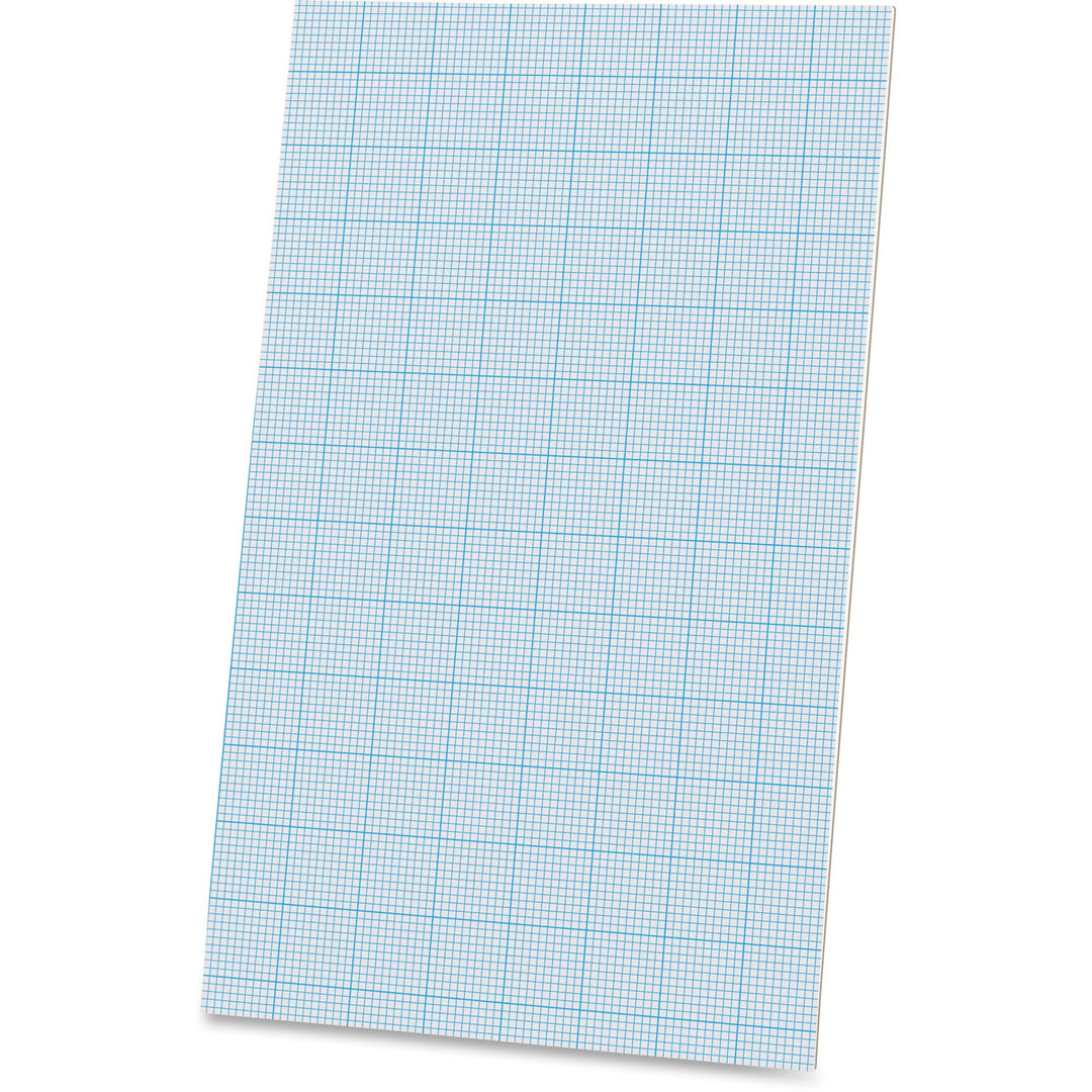 Image of Tops Cross-Section Pad,Ruled 10x10,20lb.,40 Shts,8-1/2"x14",WE