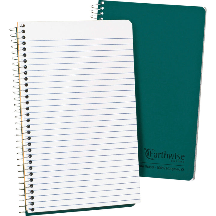 Image of Ampad Earthwise 25400 Oxford Narrow Rule Recycled Wirebound Notebook