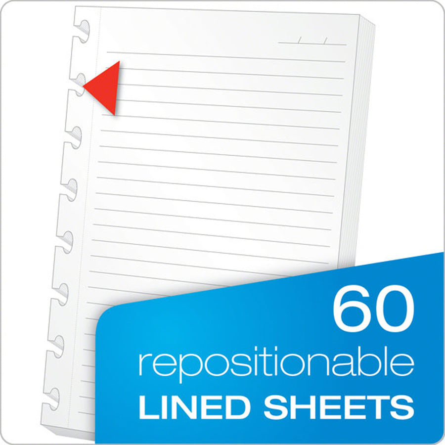 Image of Ampad® Versa Crossover Notebook, 3-Subject, Wide/Legal Rule, Navy Cover, (60) 11 x 8.5 Sheets