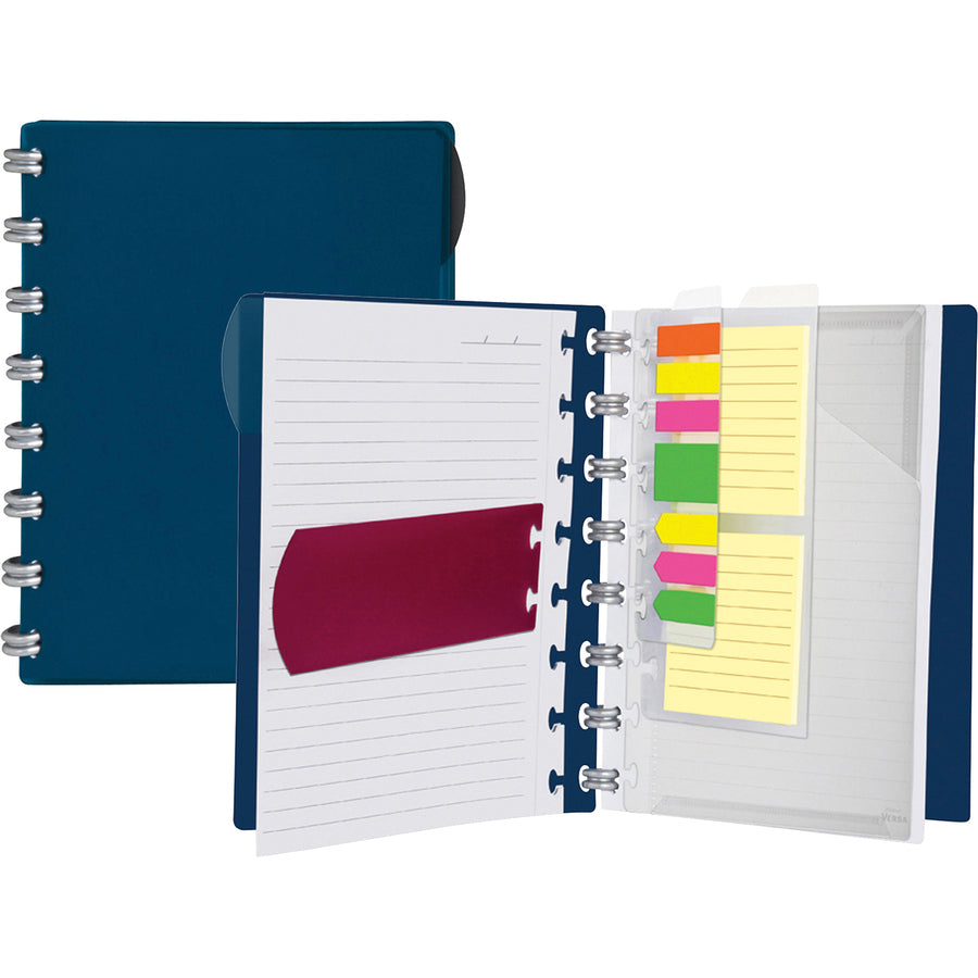Image of Tops Spiral Notebook, Poly Cover, 60 Sht, 5-1/2"x8-1/2", Navy