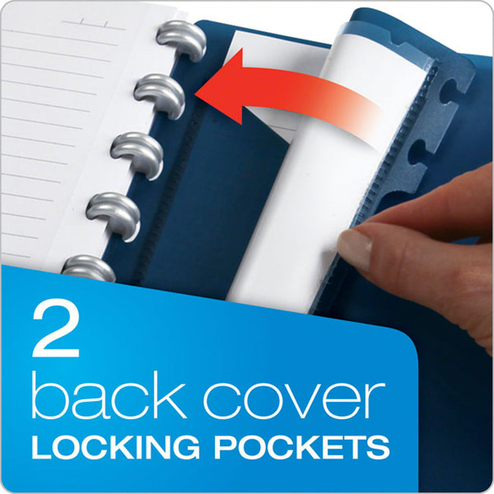 Image of Tops Spiral Notebook, Poly Cover, 60 Sht, 5-1/2"x8-1/2", Navy