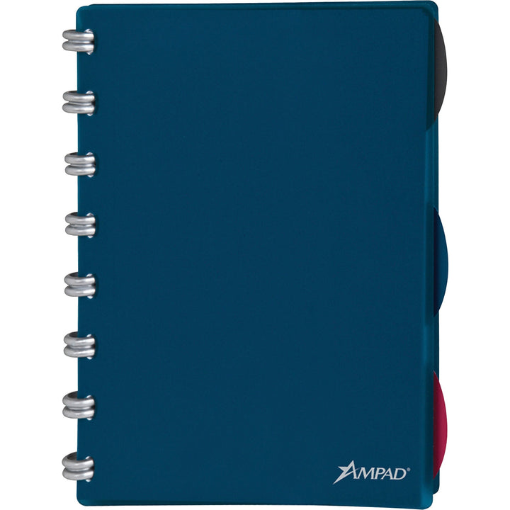 Image of Tops Spiral Notebook, Poly Cover, 60 Sht, 5-1/2"x8-1/2", Navy