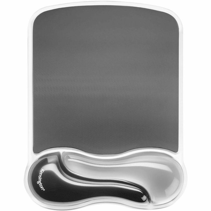 Image of Kensington® Mouse Pad,w/ Wrist Pillow,Duo Gel,7-1/4"x9-1/2"x13-32",BK/BE