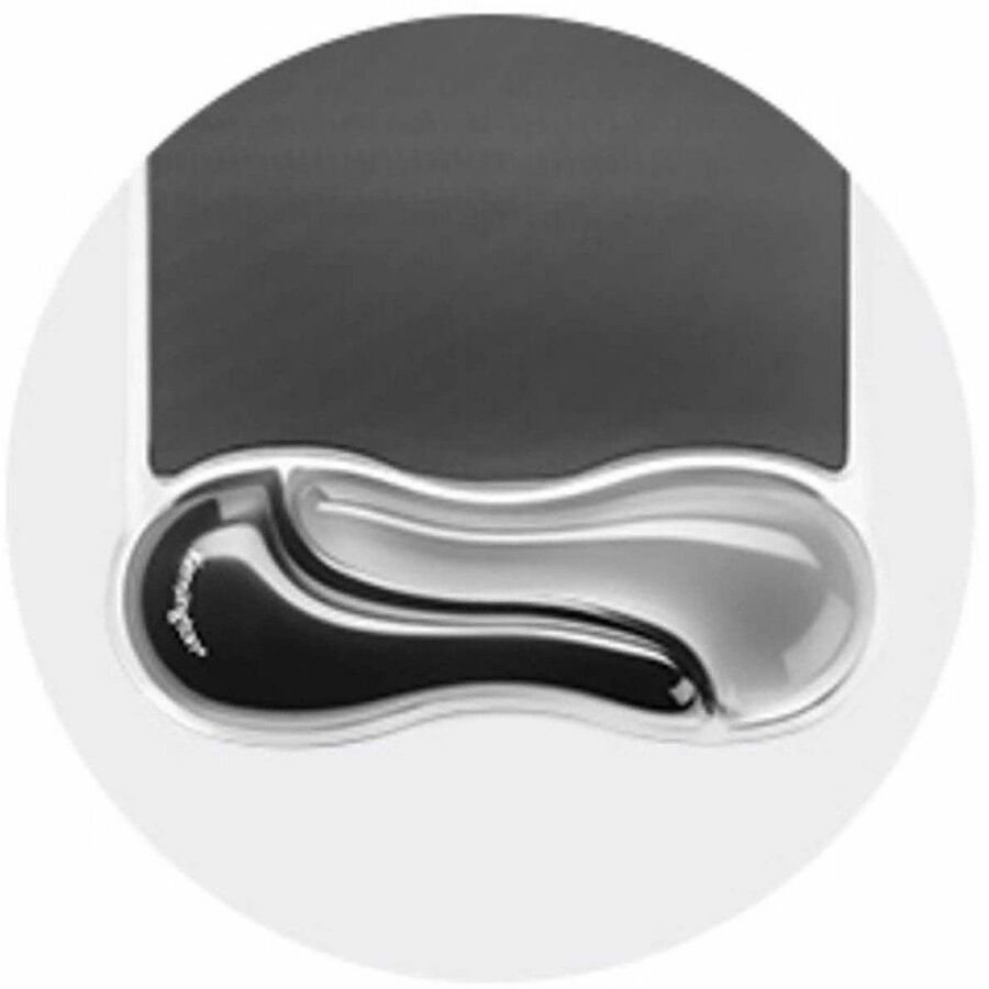 Image of Kensington® Mouse Pad,w/ Wrist Pillow,Duo Gel,7-1/4"x9-1/2"x13-32",BK/BE