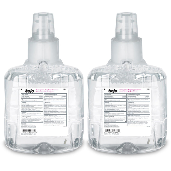 Image of GOJO® Foam Handwash, f/LTX-12, Antibacterial Plum,1200mL,2/CT,CL