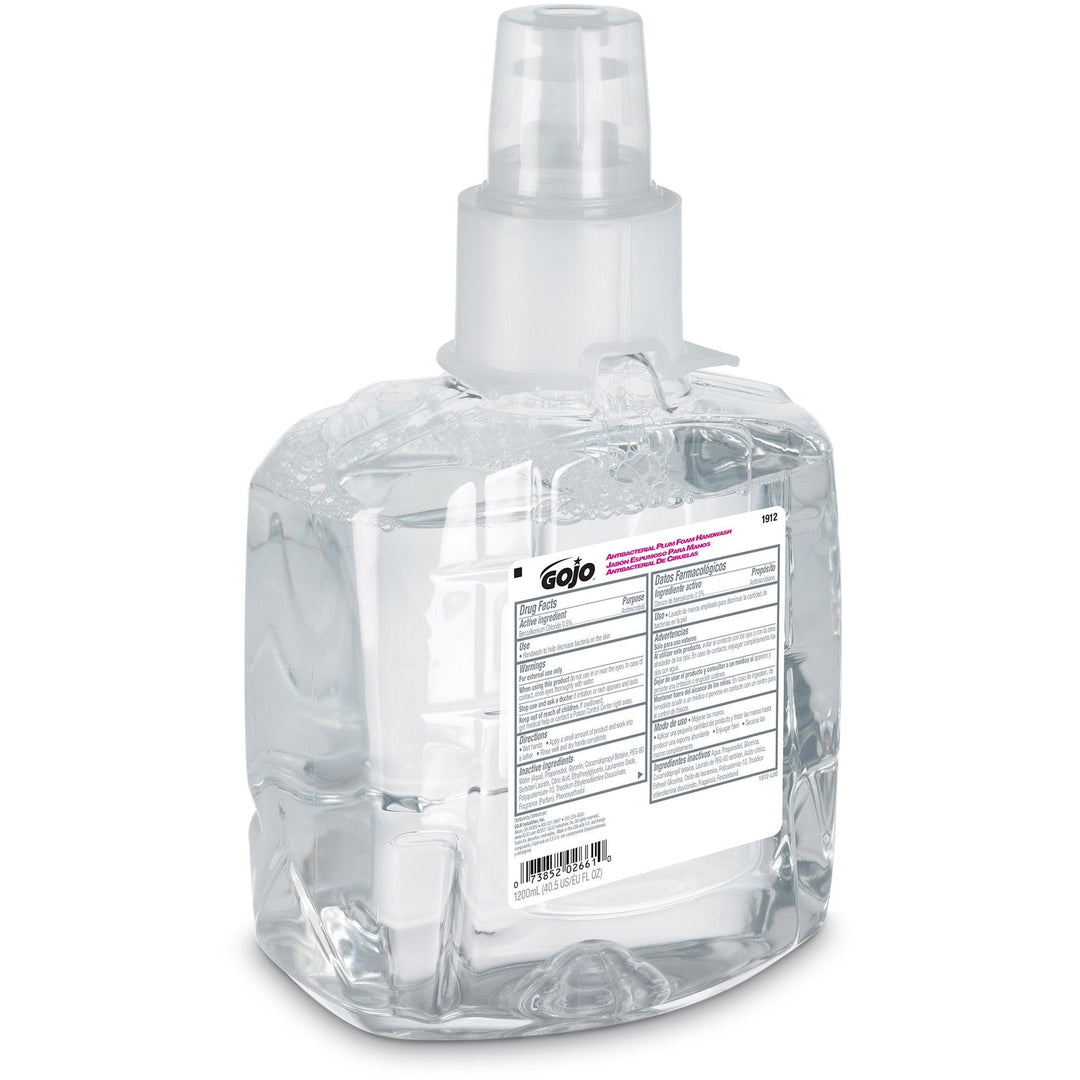 Image of GOJO® Foam Handwash, f/LTX-12, Antibacterial Plum,1200mL,2/CT,CL