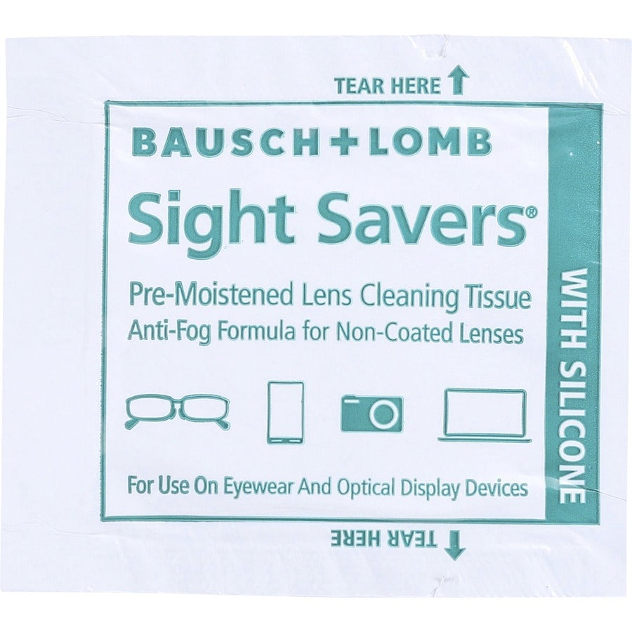 Image of Bausch + Lomb 8576 Sight Savers Pre-Moistened Cleaning Tissues
