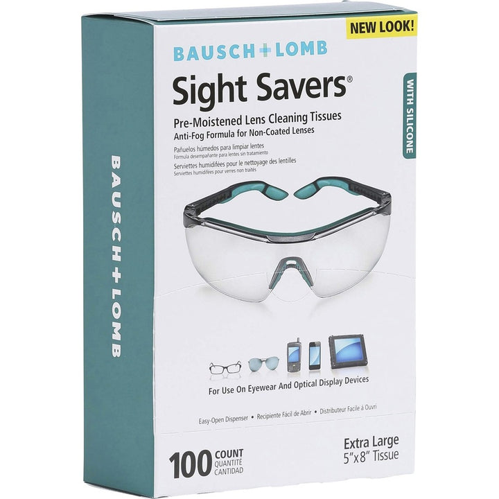 Image of Bausch + Lomb 8576 Sight Savers Pre-Moistened Cleaning Tissues
