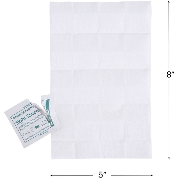 Image of Bausch + Lomb 8576 Sight Savers Pre-Moistened Cleaning Tissues