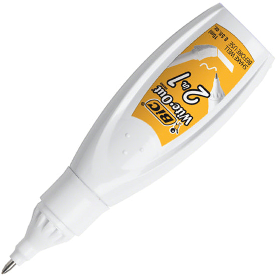 Image of BIC® Wite-Out 2 In 1 Correction Fluid, 15ml, White