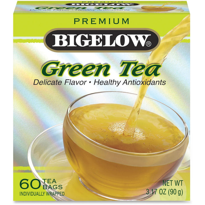 Image of Bigelow® Premium Green Tea, 3.17oz, 60/BX, Multi