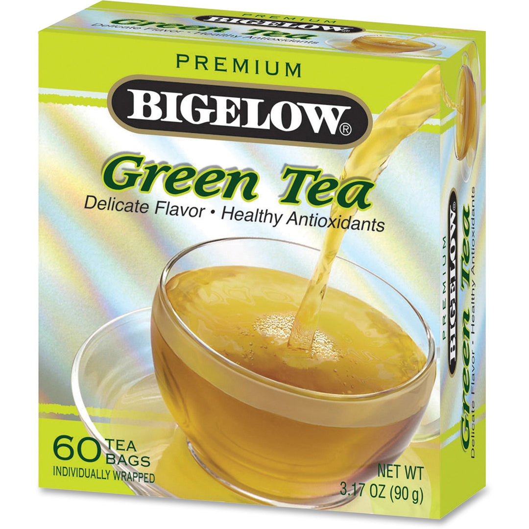 Image of Bigelow® Premium Green Tea, 3.17oz, 60/BX, Multi