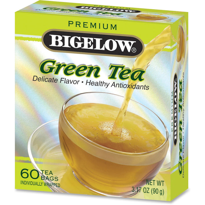 Image of Bigelow® Premium Green Tea, 3.17oz, 60/BX, Multi