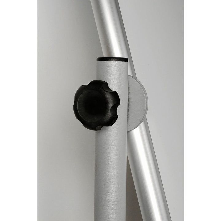 Image of MasterVision® Revolver Easel, Horizontal Orientation, 70.8" x 47.2", White Surface, Satin Aluminum Frame