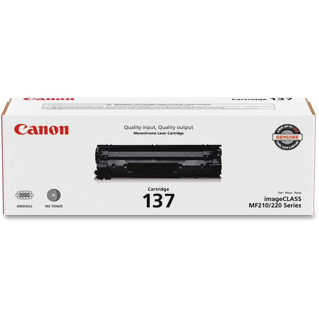 Image of Canon CARTRIDGE137 Toner Cartridge, 2400 Pages, 1 Each
