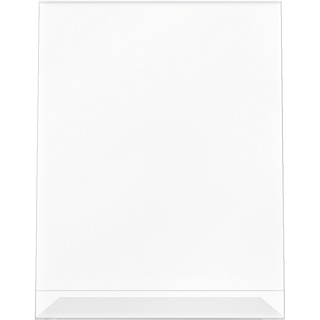 Image of deflecto® Sign Holder, Anti Glare, Slant, 11"x8.5"x2.5", Clear