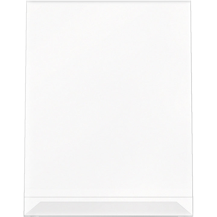 Image of deflecto® Sign Holder, Anti Glare, Slant, 11"x8.5"x2.5", Clear