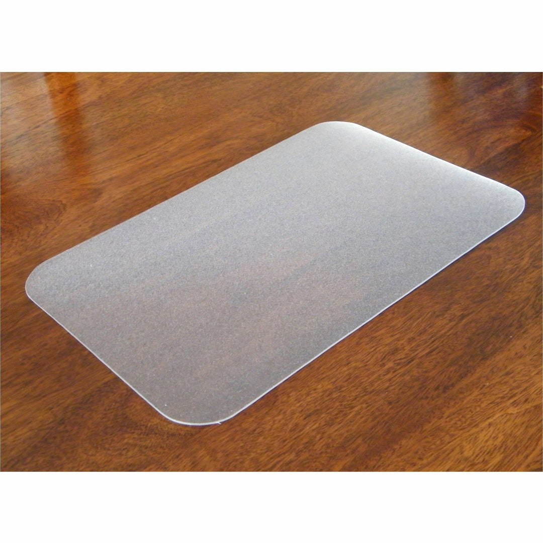 Image of Floortex® Antimicrobial Desk Pad, 17"x22", Clear