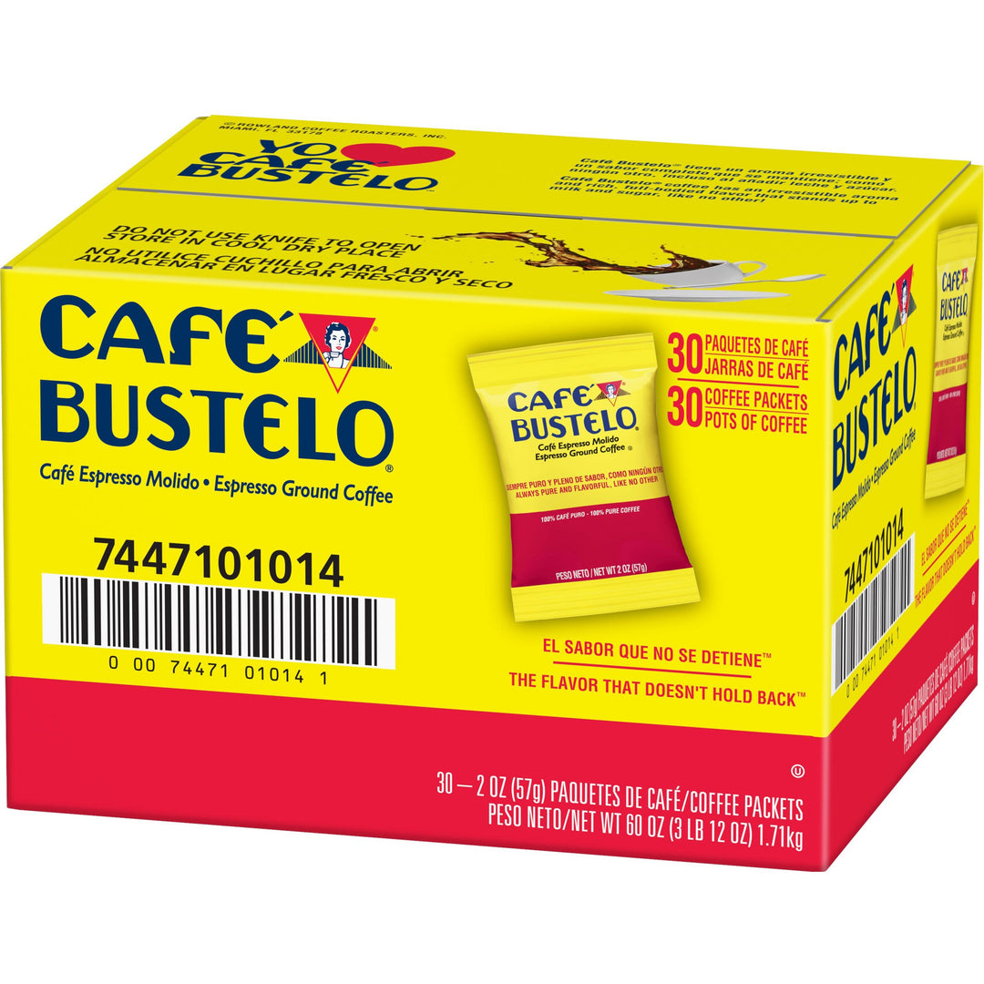 Image of Folgers® Espresso Blend Coffee, Cafe Buselo, 30/CT, Dark Brown