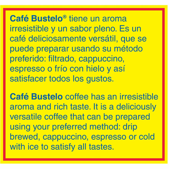 Image of Folgers® Espresso Blend Coffee, Cafe Buselo, 30/CT, Dark Brown