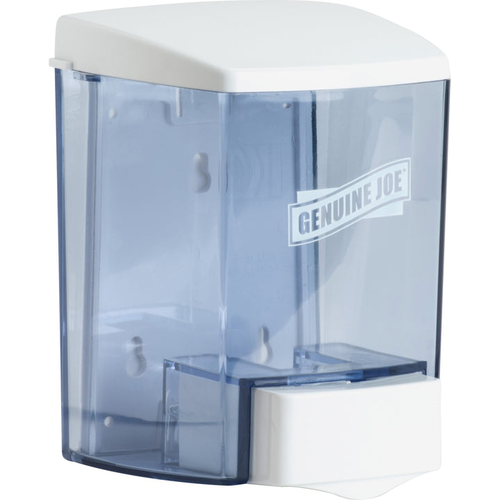 Image of Genuine Joe Dispenser, Liquid Soap/Lotion, Bulk Fill, 30oz, Clear