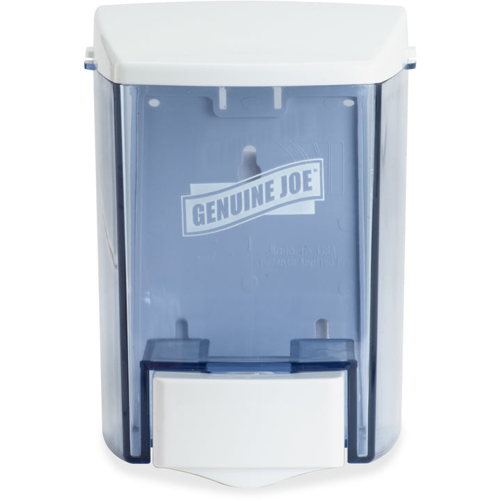 Image of Genuine Joe Dispenser, Liquid Soap/Lotion, Bulk Fill, 30oz, Clear