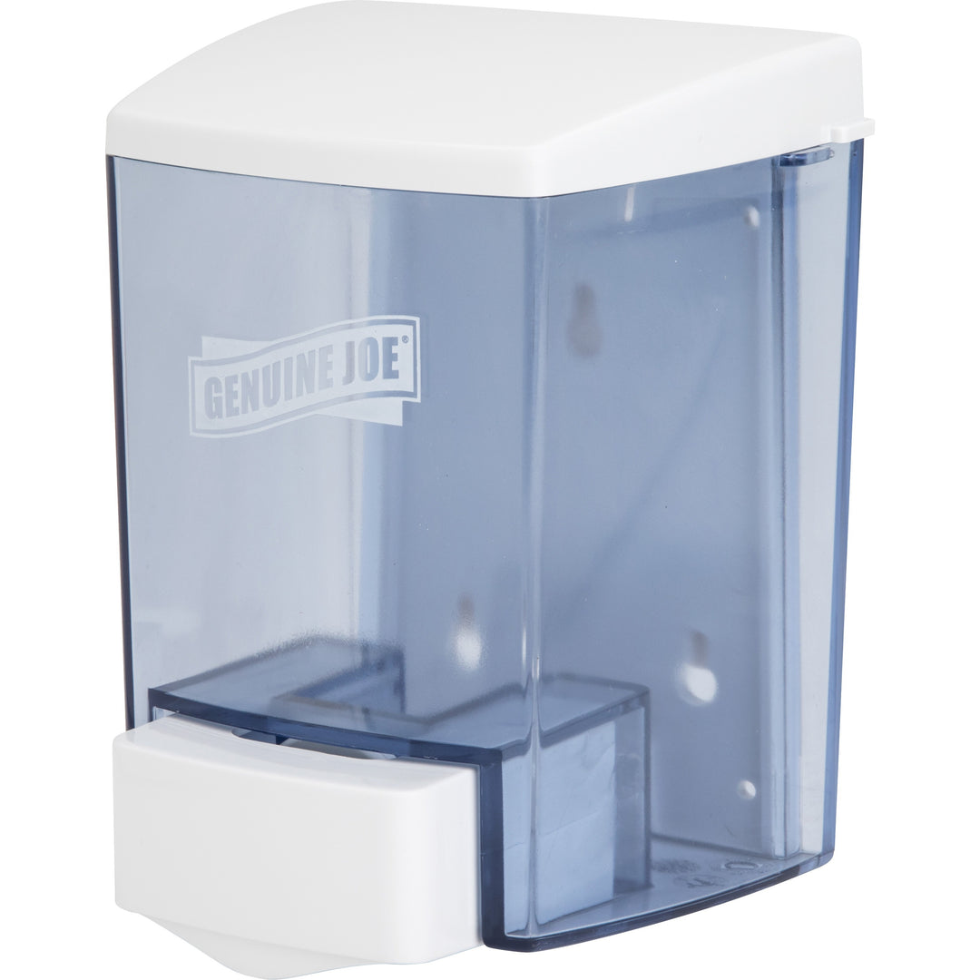 Image of Genuine Joe Dispenser, Liquid Soap/Lotion, Bulk Fill, 30oz, Clear