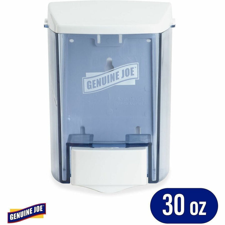 Image of Genuine Joe Dispenser, Liquid Soap/Lotion, Bulk Fill, 30oz, Clear