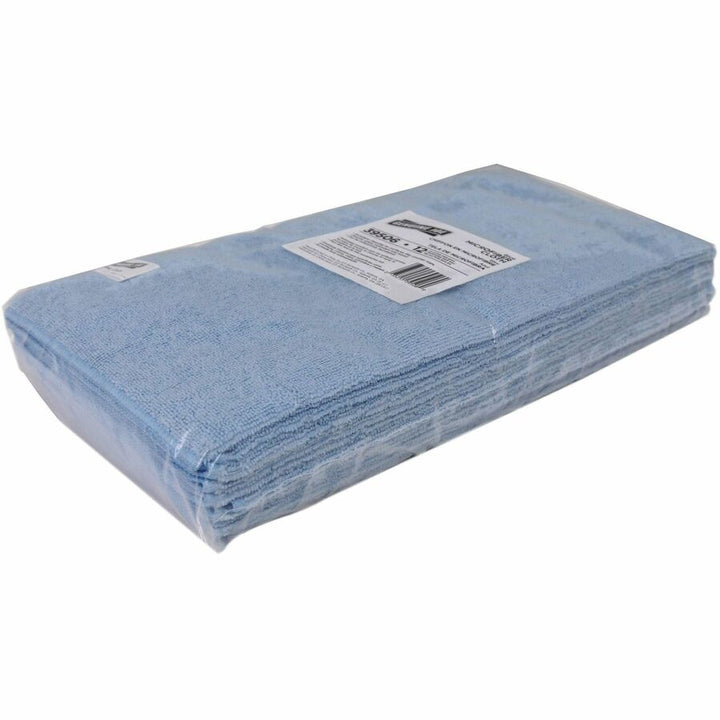 Image of Genuine Joe Microfiber Cloth,Glass/Mirror Cleaning,12/BG,16"x16",BE