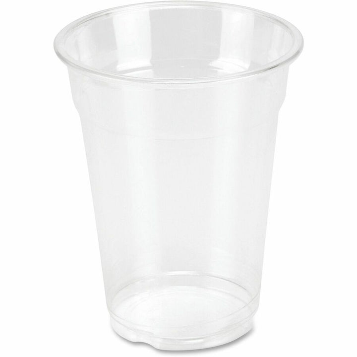 Image of Genuine Joe 58233 9 oz Clear Plastic Cups, 9 fl oz, Clear, Plastic, Cold Drink, Beverage, 50 / Pack